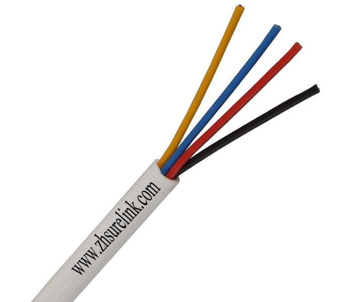 customized 4core unshield alarm cable from China